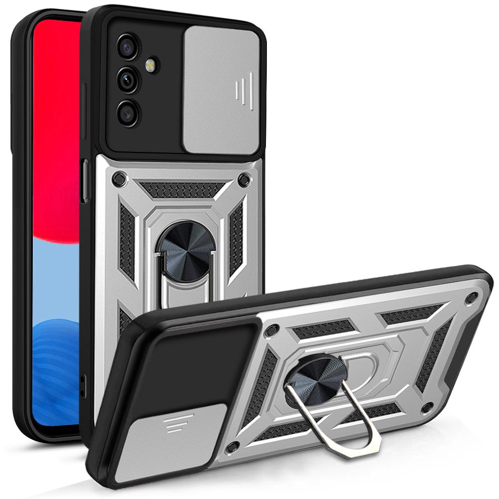 

For Samsung S26 Case Galaxy S25 Cover Galaxy S25+ S26 Plus Magnetic Ring Holder Armor Phone Case Slide Camera Protect Back Cover Galaxy S25