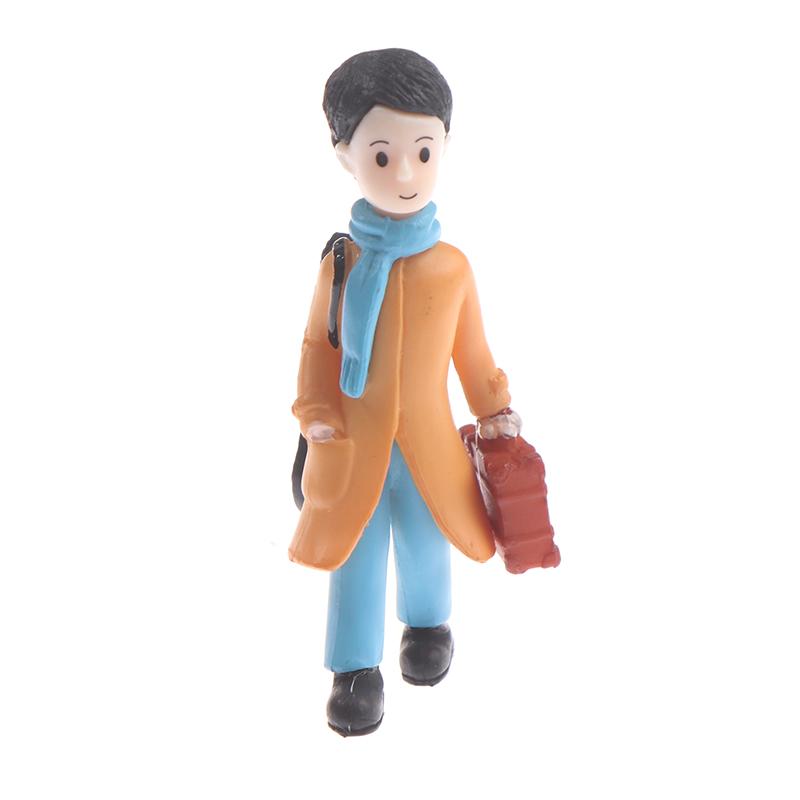 2 Pieces Of Couple Doll Toy Model Doll Decoration Miniature Home Diy Decoration