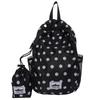 Color Polka Dot School Bag for Girls Large Capacity Backpack for Primary Middle High School Students Lightweight Casual Bookbags Nylon Backpack