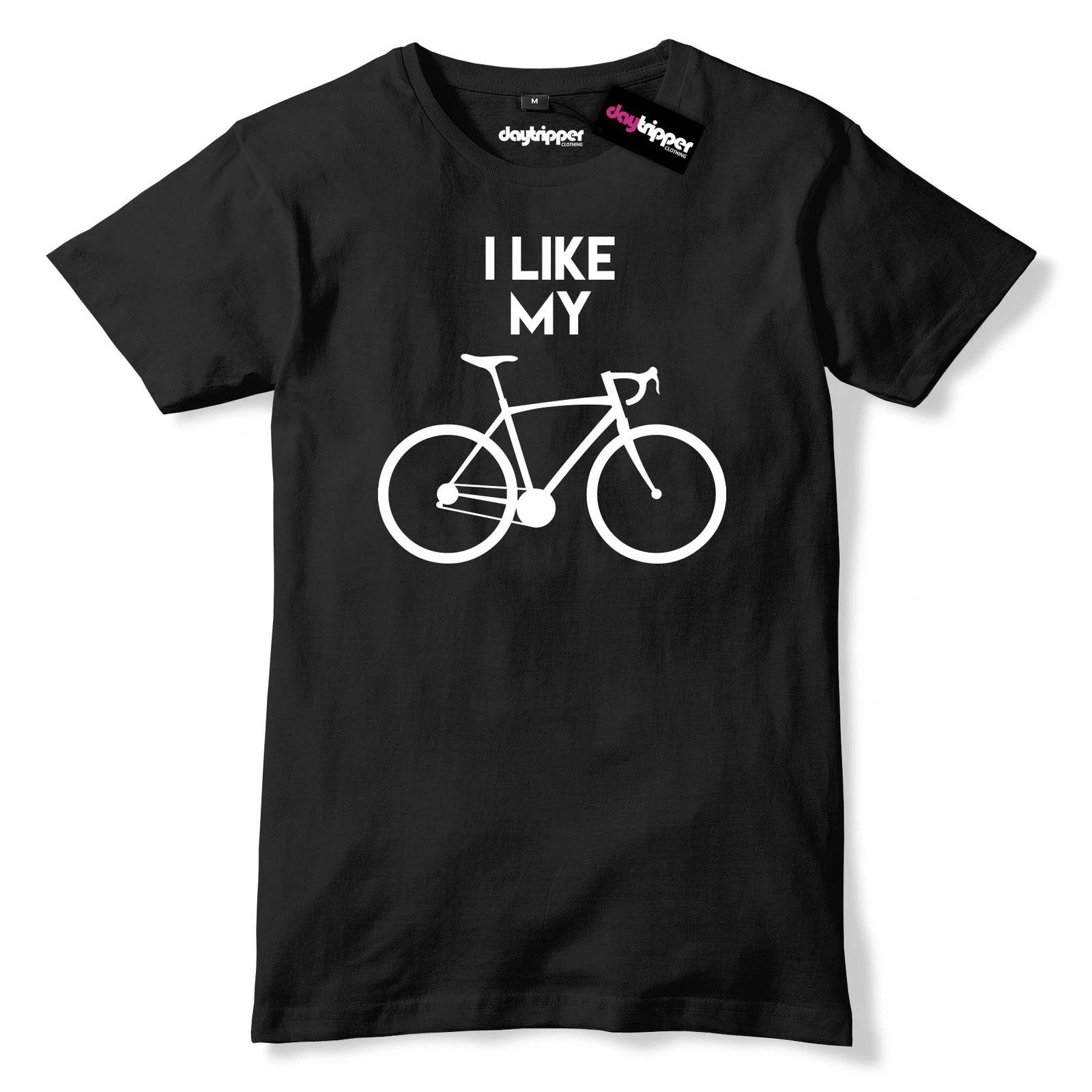 I Like My Bike Mens Premium T-Shirt Cycling Bike Mountain BMX XL