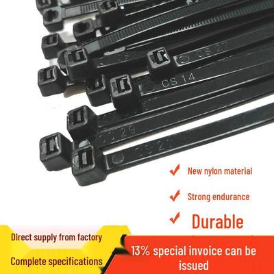 Flammhemmende Nylon-Kabelbinder - Selbstverriegelnd, Verschiedene Größen