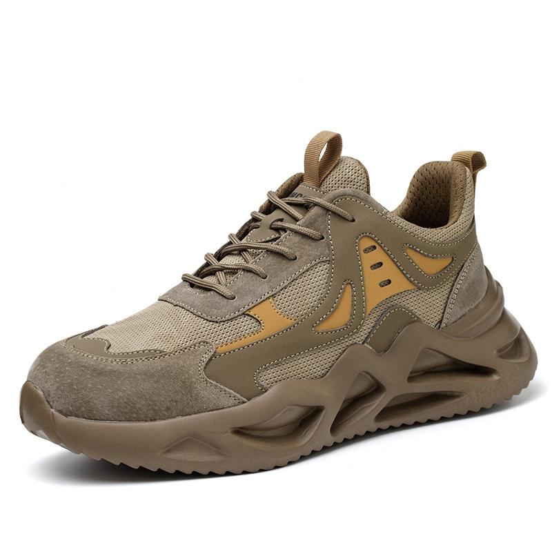 Men Work Safety Shoes Women Lightweight Anti-smash Anti-puncture Work Sneakers Indestructible Protective Safety Boots