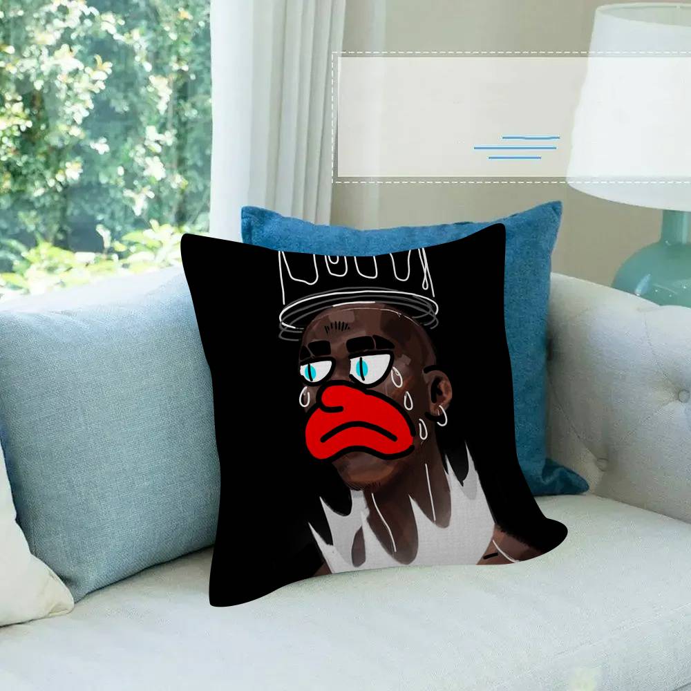 Anime olaolu slawn art Pillow Cushion Cover Pillowcase Living Room Sofa Home Decor Customized