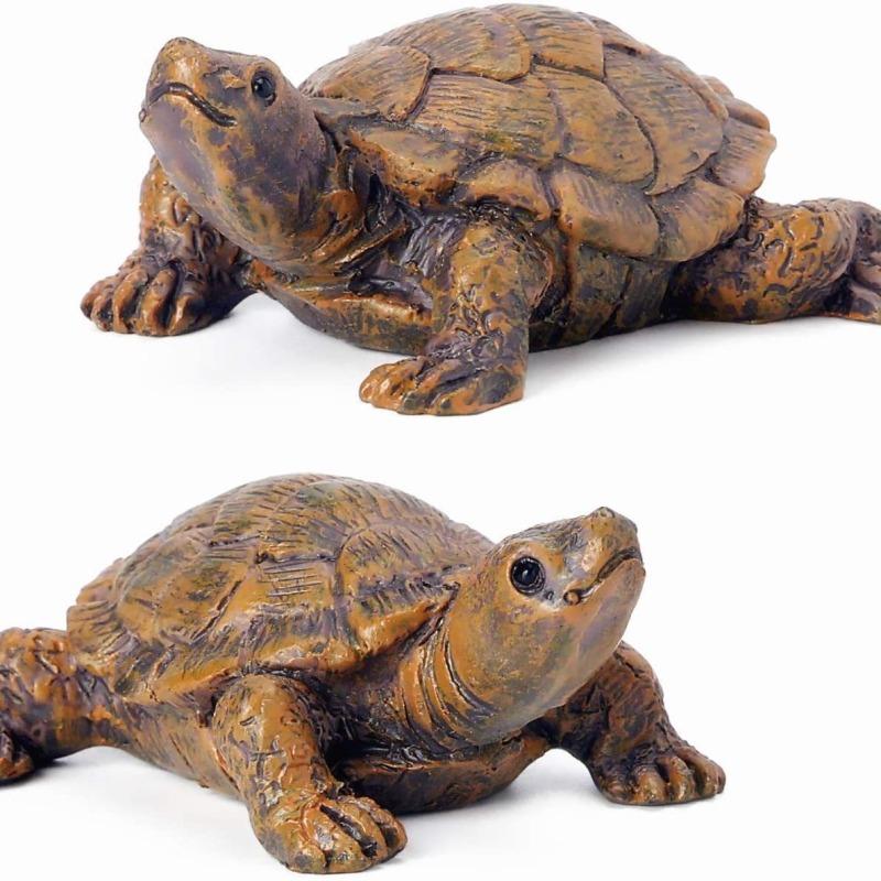 Simulated Turtle Ornaments for Landscape Decoration