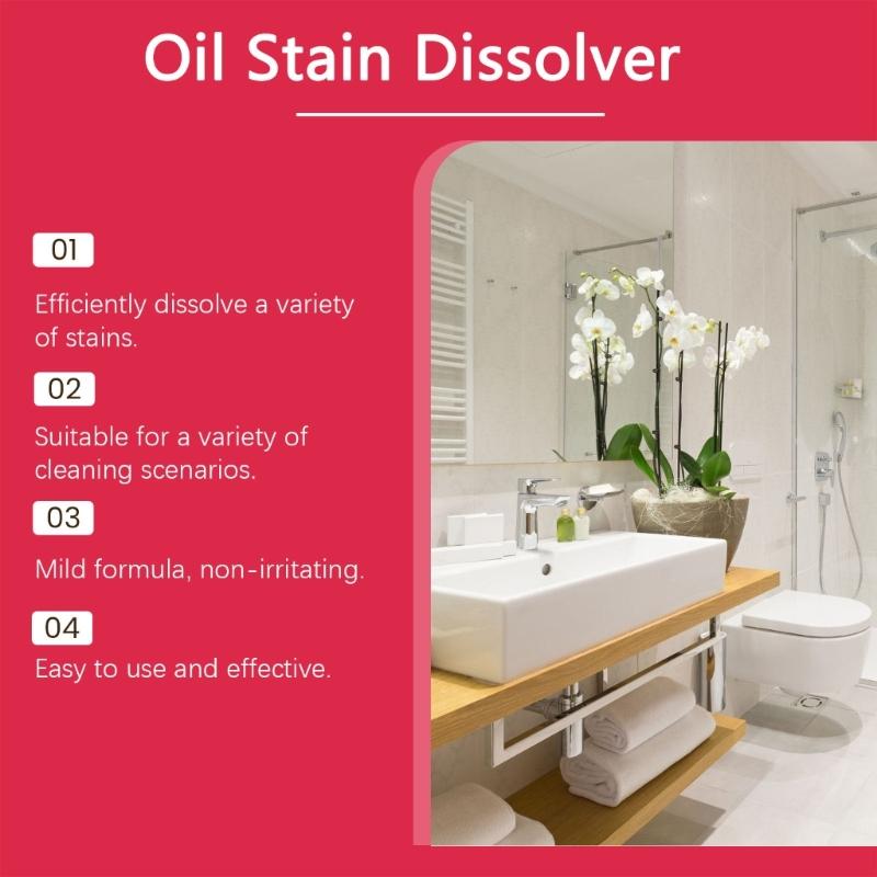 Kitchen Countertops Cleaner Degreaser Agent for Stubborn Grease Kitchen Convenient Oil Stain Cleaner