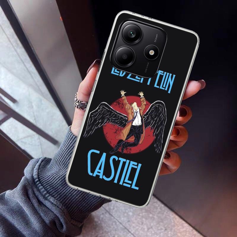 Angel Castiel Supernatural Phone Case For Xiaomi Redmi Note 10 11 12 13 14 15 Pro Plus 11S 12S 14S 11T 11E 10S Soft TPU Back Cov