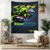 Doctor46 Custom Your Name Wall Decor Tapestry Art For Pet Memorial Birthdaywedding Party Backdrop Family Gift