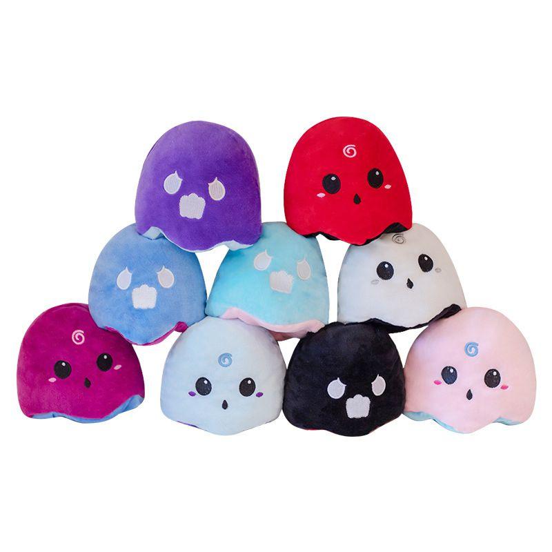 Adorable Reversible Ghost Plush Plushie Doll For Halloween And Christmas Celebrations