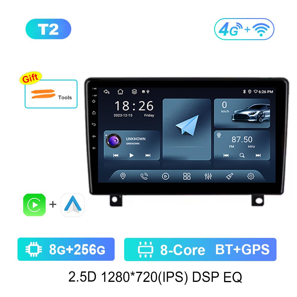 Car Radio Multimedia Player Android System Carplay for Opel Astra H 2006 - 2014 2.5D Screen GPS Navigation WiFi BT Cooling Fan