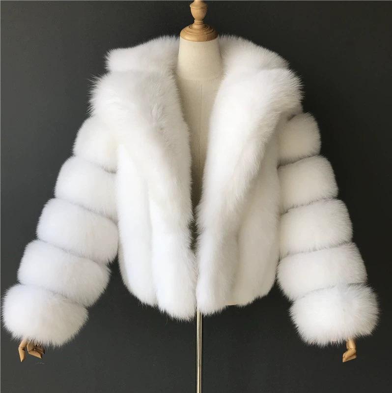 European and American fur coats imitation fox hair women's clothing autumn and winter imitation fur coats suit collars a lot