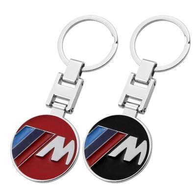For BMW 1pcs Car Keychain Keyring Car Badge Emblem Key Chain For BMW M3 M5 M6 X1 X3 X5 E34 E39 E36 E60 E90 E46 F30 F10 F20 Car S