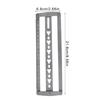 Leather Belt Hole Punching Template Tool Stainless Steel Belt Hole Punching Positioning Guide Ruler with Scale Marking