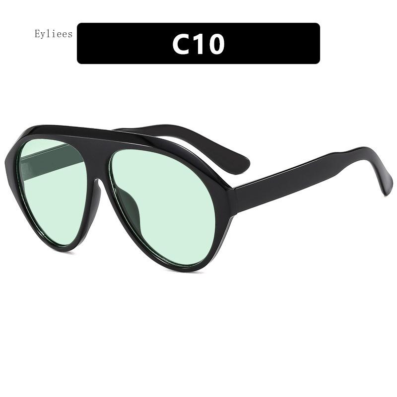 New Oversized Eyewear Fashion Vintage Sunglasses Women Brand Designer Retro Goggle Sun Glasses Female Ins Popular Colorful