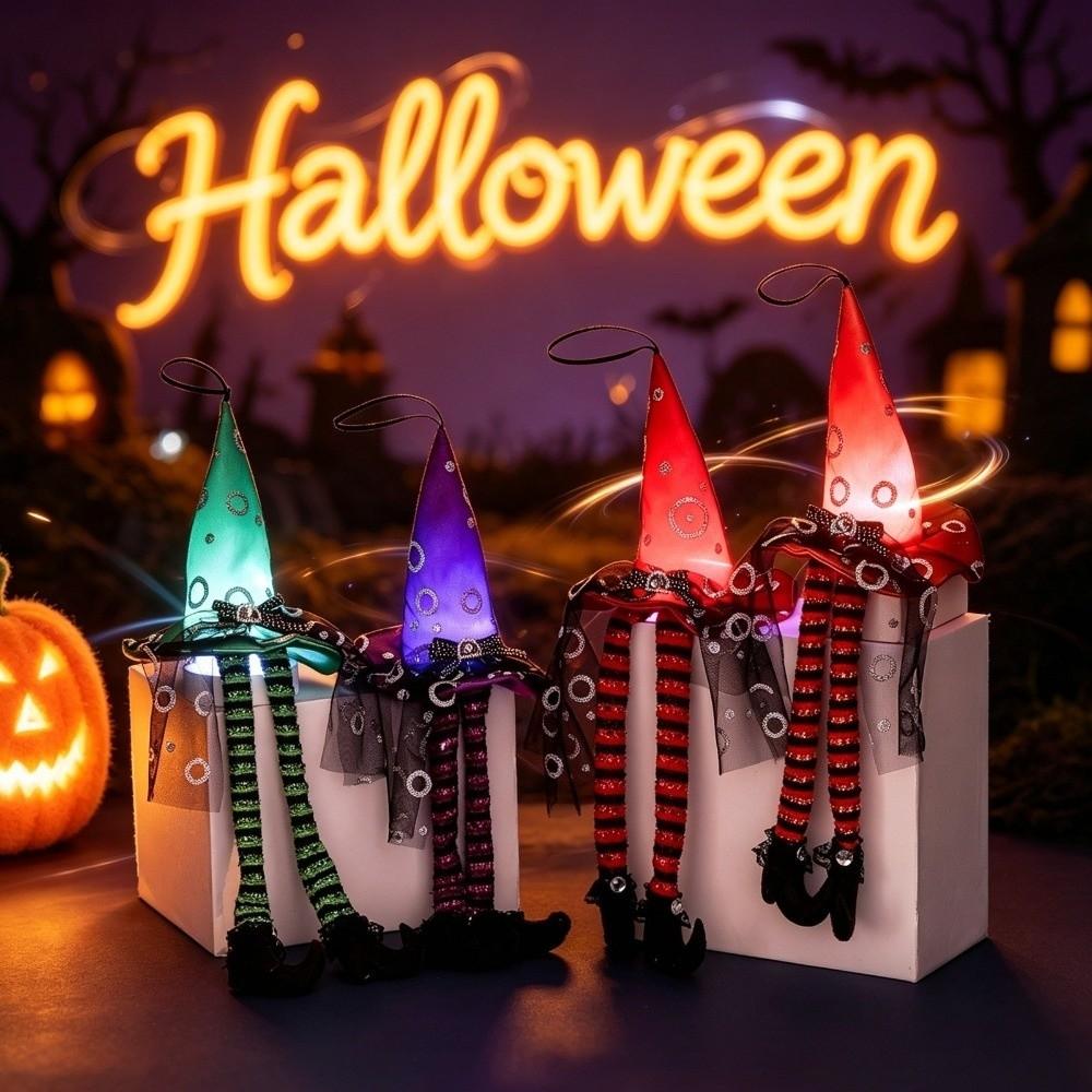 Striped Long Legs Long Leg Witch Hanging Ornament Party Witch Leg Pendant Haunted Escape Room