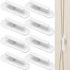 8 Pcs Blind Cord Twister Safety Hooks Adhesive Blind Cord Holder Window String Holder Child Proofing Wind Up for Home Office Kindergarten Use