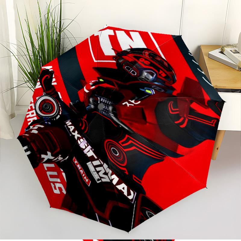 Apex Legends Print Automatic Open Close Umbrella, Portable Foldable Umbrella, for Outdoor Commute Camping Trip, Ideal Birthday Gift