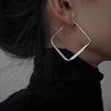 Elegant 2024 Statement Hoop Earrings - Unique European & American Style for Women, Ins Niche Design