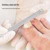 Stainless Steel Nail File & Buffer - Manicure Sanding Tool for Nail Groove & Repair
