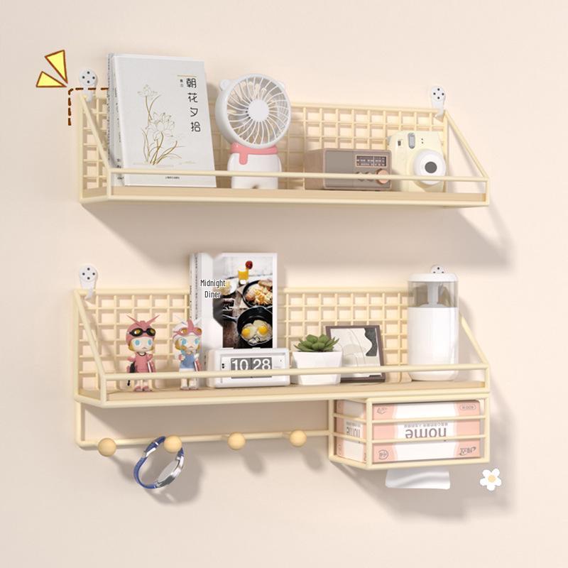 Punch-Free Wall-Mounted Camera Shelf: Multi-Functional Security & Storage Solution