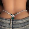 Fashionable Panties Chain Lightweight Gold/Silver Tone Underwear Chain Handmade Body Jewelry for Parties Or Beach
