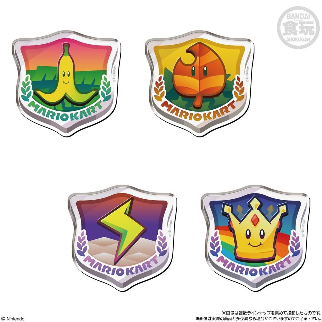 BANDAI Mario Kart World Chara Magnets Chewing Gum Candy Toys Set of (Box 14)