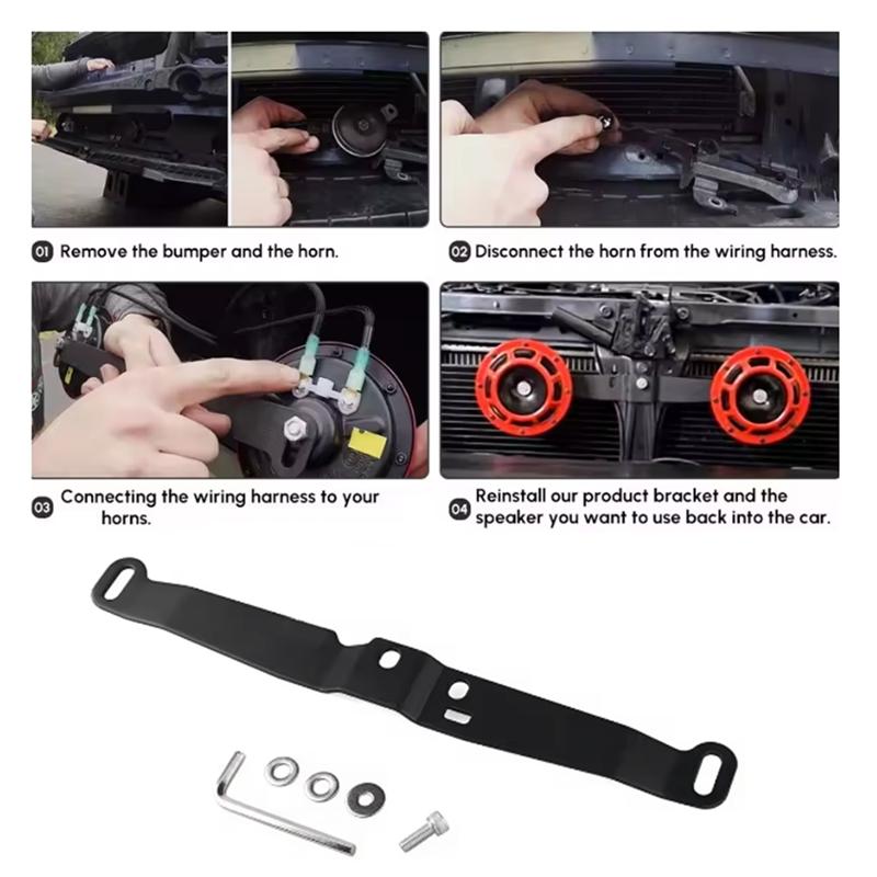 Bracket Mounting For Car Horns Dual Horns Backet For Subaru Impreza WRX Sti 2008-2014 Car Accessories