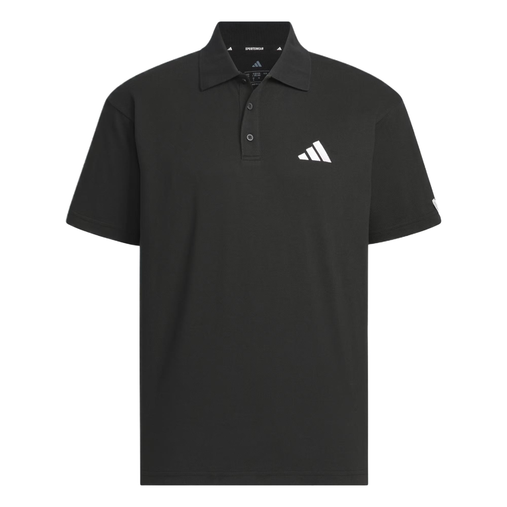 

Adidas Essentials Loose Fit Comfortable Logo Design Short Sleeve T-Shirt Men Tops Black JW6985 XL