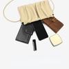 Genunie Bag Fold Design Women's New Simple Texture Soft Cowhide Bag Versatile One Shoulder Straddle Bag Real Leather Bag