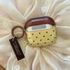 Transparent green brown polka dot applies to AirPods1 earphone case Apple 1/1 generation AirPods pro1 protective case is simple