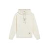Li-Ning Loose Fit Embroidered Hoodie With Floral Back Women Tops Off-White AWDS920-1