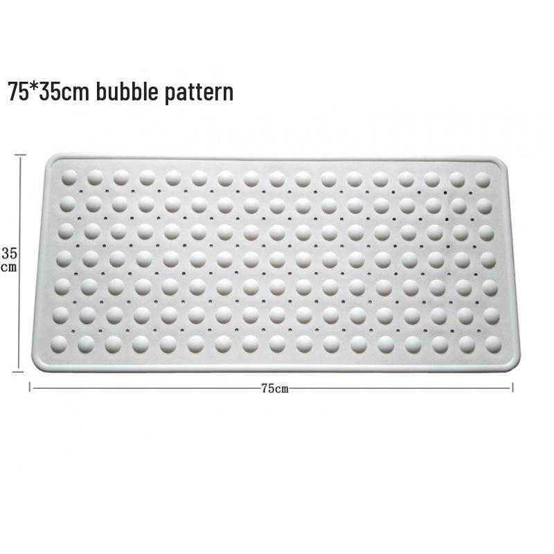 European-Style Anti-Slip Rubber Bathroom Mat for Hotels and Guesthouses