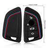 Silicone Remote Car Key Cover Keychain Key Case For BMW X1 X3 X4 X5 X6 Series 1 2 3 5 7 G20 G02 G05 G31 G23 F34 F15 F40 IX3
