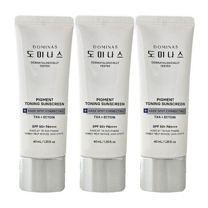 DOMINAS Sun Cream Pigment Toning Sunscreen 40ml x 3 (32683877)