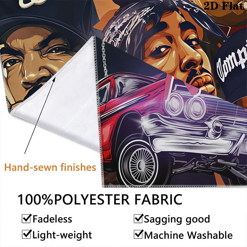 Rap Legends Visual Celebration Hiphop Culture Bedding 1 Duvet Cover 2 Pillowcase Without Core Duvet Cover And Pillowcase Bedding Set