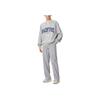 Li-Ning Badfive Series Brand Logo Print Solid Cotton Straight-Leg Sweatpants Men Bottoms Light-Gray AKLSF85-1