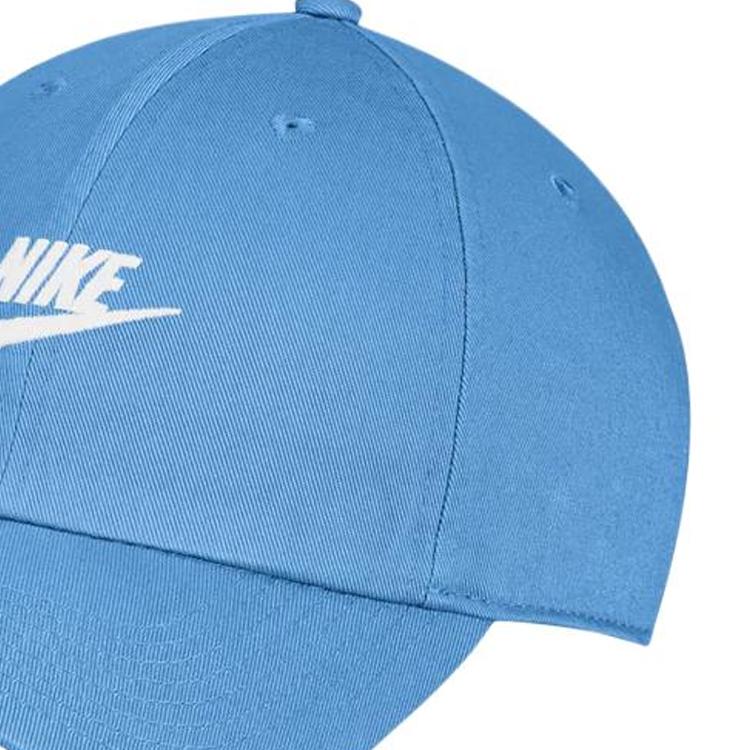 Nike Cotton Baseball Caps Unisex Blue FB5368-412