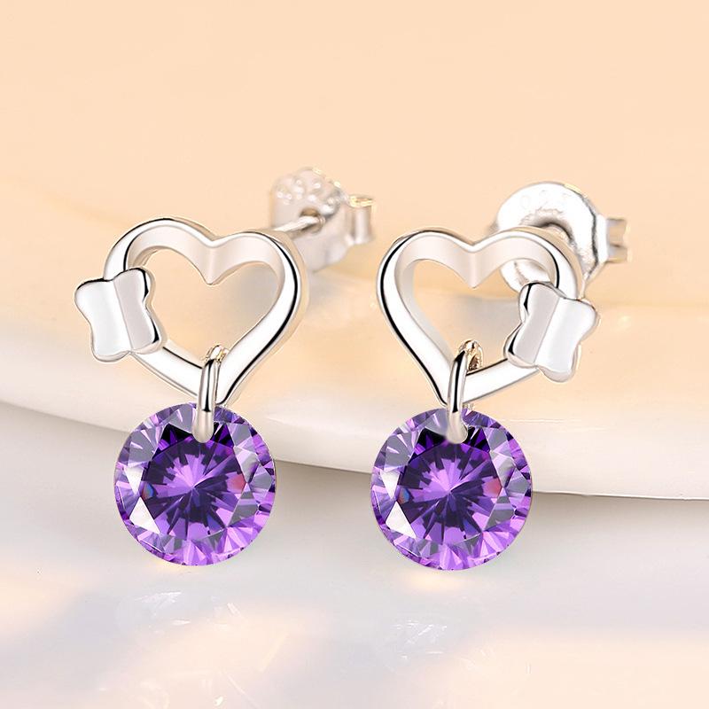 Korean Style Butterfly & Flower Stud Earrings for Women
