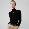 Women's Cashmere High Neck Slimming Sweater - Long Sleeve, Warm, Elegant Autumn/Winter Knitwear Top