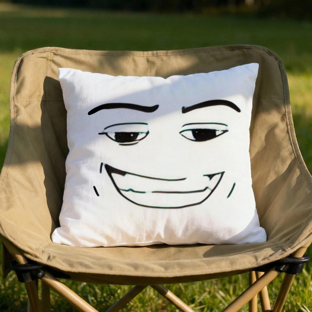 

Man Face ART Cushion Cover Soft Reversible Durable Pillow Cover MultiScene Use for Home Car Daily Comfort 30x30cm