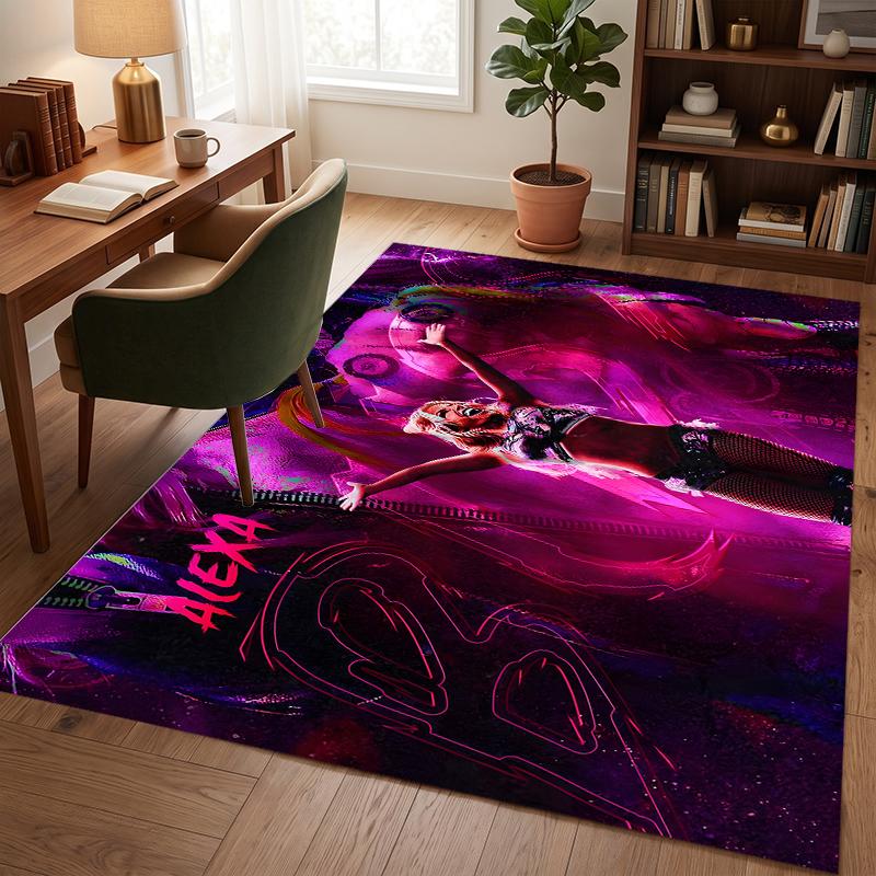 Alexa Bliss (1) Office Rug Elegant Floor Rug for Office Living Room Bedroom and Indoor Home Spaces