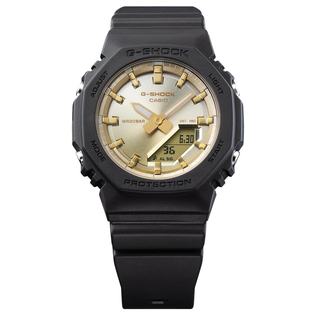 Casio Unisex Liquid Crystal/Analog Dual Display Series Gold Watch GMA-P2100SG-1A GMA-P2100SG-1A