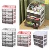Streamlines Multipurpose Drawer Desktop Cabinet for Organized Study Area and Office Desks Accessory Household Use