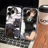 Cute Cartoon Japanese Anime Girl Clear Silicone Soft Phone Case For iPhone 11 12 13 14 15 16 Mini 17 Pro Max TPU Phone Case