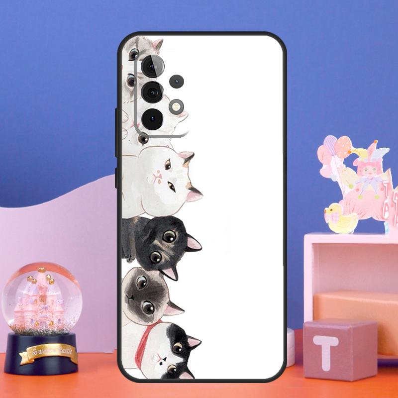 

Милый Чехол-Кот Каваи для Samsung Galaxy A16 A26 A36 A56 A15 A35 A55 A34 A54 A52 A12 A32 A13 A33 A53 A17 A06 Samsung A34 5G