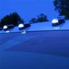 A03E-9 LED Car Cab Roof Marker Lights For Truck SUV LED DC 12V Black Smoked Lens White Lamp Car External Lights