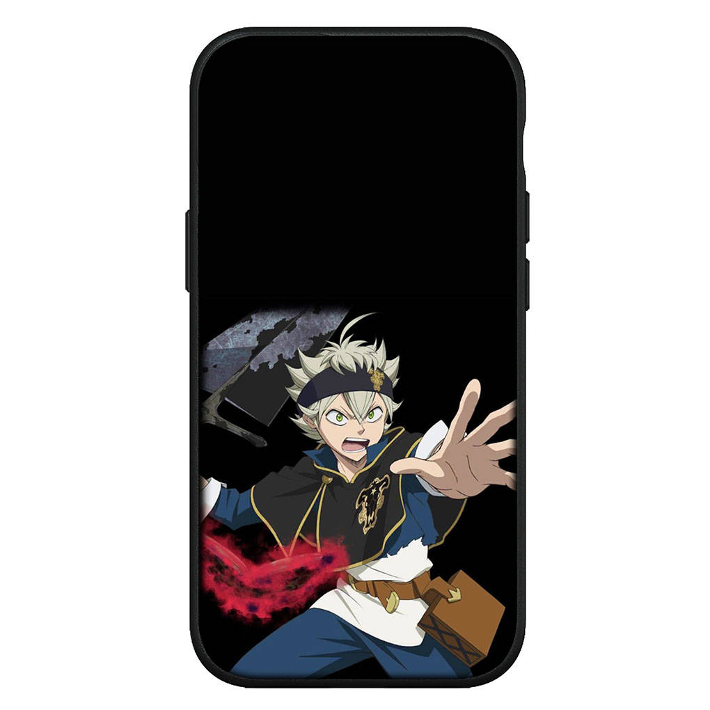 For iPhone 15 14 Xiaomi Redmi Note 13 12 11 Pro Max X 8 7 XR Samsung Galaxy A34 A15 S24 S23 Huawei OPPO A54 Black Clover Yuno Grinbellor Phone Case