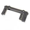 RC Front Bumper Mount Brass Front Bumper Servo Mounting Bracket Stand for SCX10 II RC Crawler Cars B