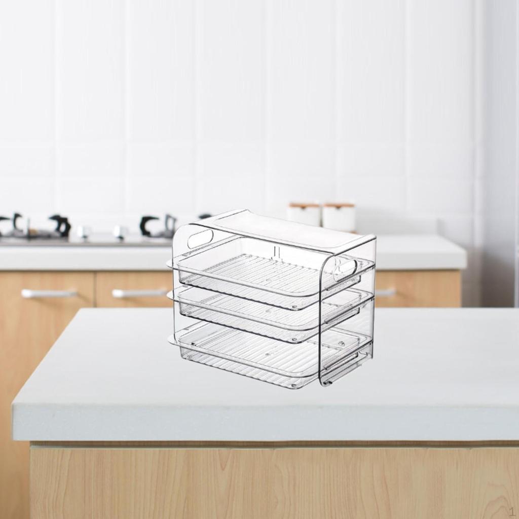 Lebensmittelzubereitungsplatte mit Sortiergestell, Kühlschrank-Organizer für Veranstaltungen
