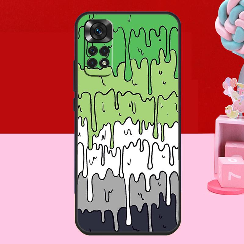 Pastell Kawaii Schmelzendes LGBTQ Design Hülle Für Xiaomi Redmi Note 13 12 11 10 14 15 Pro Plus Redmi 15 C 14C 10C 12C 13C Weiche Hülle