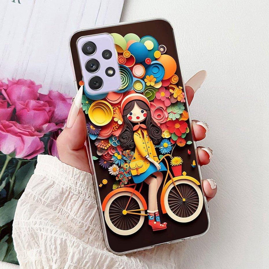 Modische Malerei Hülle Für Samsung Galaxy A72 A52 A52s 5G Weiche Silikon TPU Handyhüllen Für Samsung A72 A52 A52s Hüllen Stoßfänger